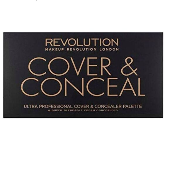 Makeup Revolution Ultra Cover and Concealer Palette Medium to Dark 8 Shades - Picture 1 of 4